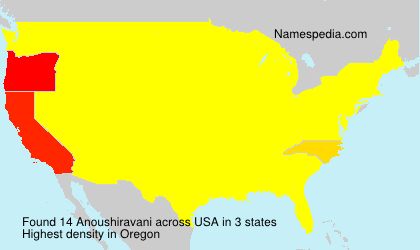Surname Anoushiravani in USA Surname Anoushiravani in USA