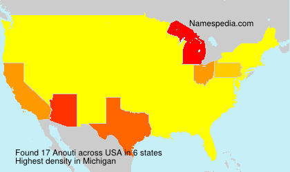 Surname Anouti in USA Surname Anouti in USA