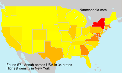 Surname Ansah in USA Surname Ansah in USA