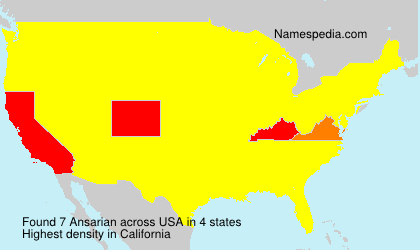 Surname Ansarian in USA Surname Ansarian in USA
