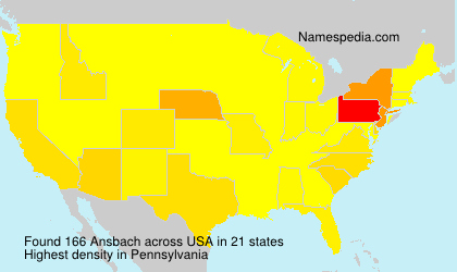 Surname Ansbach in USA Surname Ansbach in USA