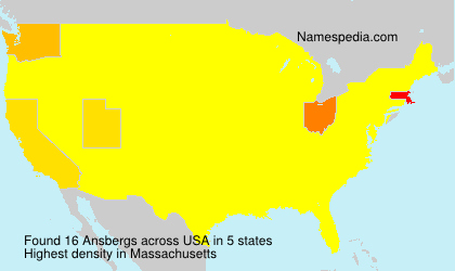 Surname Ansbergs in USA Surname Ansbergs in USA