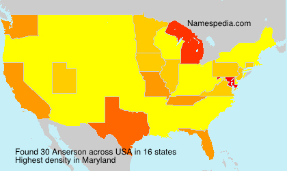 Surname Anserson in USA Surname Anserson in USA
