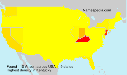 Surname Ansert in USA Surname Ansert in USA