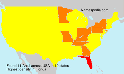 Surname Ansil in USA Surname Ansil in USA