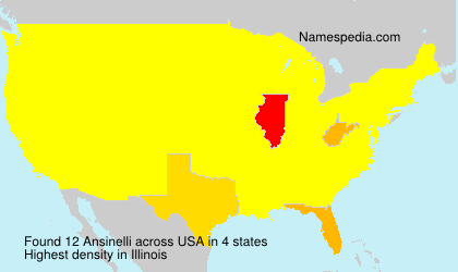 Surname Ansinelli in USA Surname Ansinelli in USA