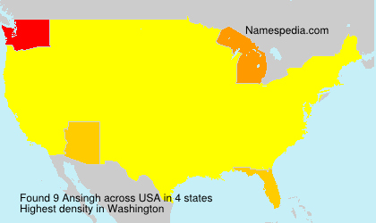 Surname Ansingh in USA Surname Ansingh in USA