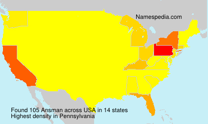 Surname Ansman in USA Surname Ansman in USA