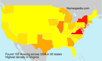 Surname Ansong in USA Surname Ansong in USA