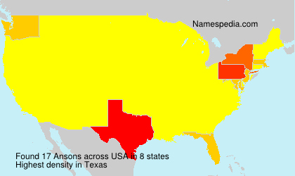 Surname Ansons in USA Surname Ansons in USA