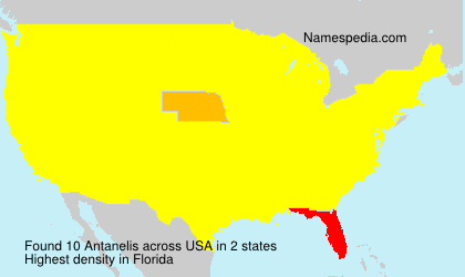 Surname Antanelis in USA Surname Antanelis in USA