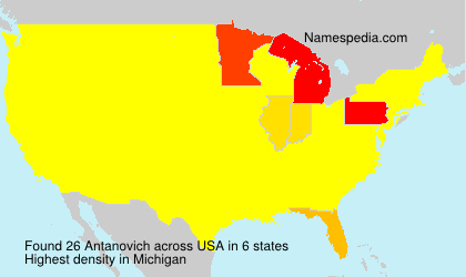 Surname Antanovich in USA Surname Antanovich in USA