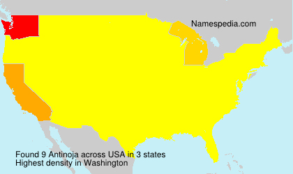 Surname Antinoja in USA Surname Antinoja in USA