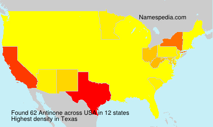 Surname Antinone in USA Surname Antinone in USA