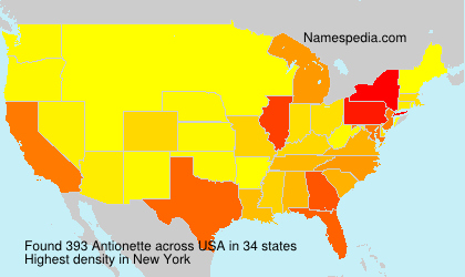 Surname Antionette in USA Surname Antionette in USA