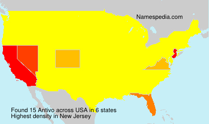 Surname Antivo in USA Surname Antivo in USA