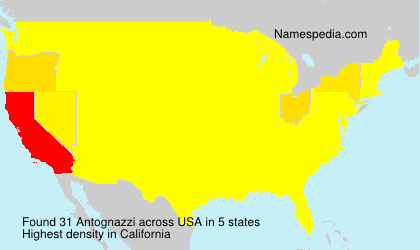 Surname Antognazzi in USA Surname Antognazzi in USA