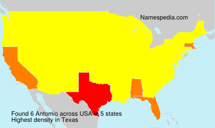 Surname Antomio in USA Surname Antomio in USA