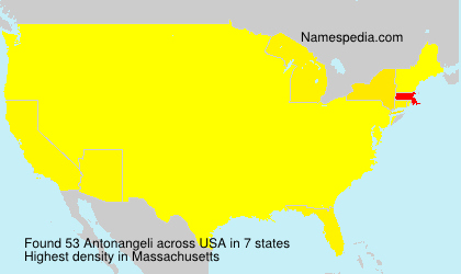 Surname Antonangeli in USA Surname Antonangeli in USA