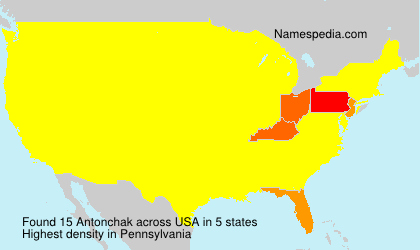 Surname Antonchak in USA Surname Antonchak in USA