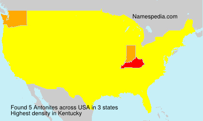 Surname Antonites in USA Surname Antonites in USA