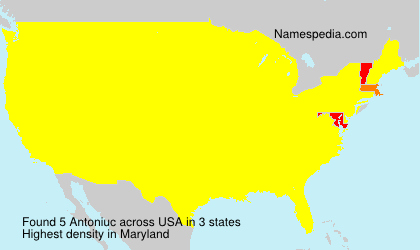 Surname Antoniuc in USA Surname Antoniuc in USA