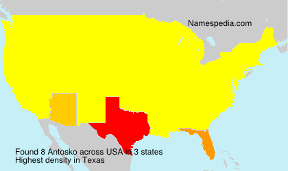 Surname Antosko in USA Surname Antosko in USA