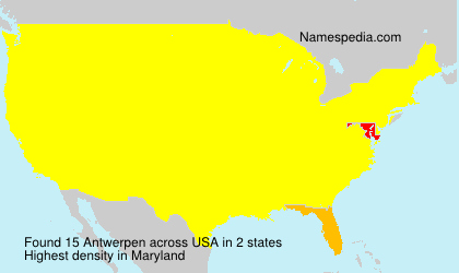 Surname Antwerpen in USA Surname Antwerpen in USA
