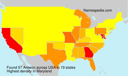 Surname Antwon in USA Surname Antwon in USA