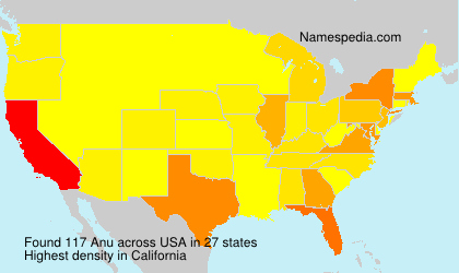 Surname Anu in USA Surname Anu in USA