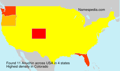 Surname Anuchin in USA Surname Anuchin in USA