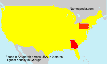 Surname Anugerah in USA Surname Anugerah in USA