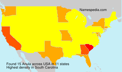 Surname Anula in USA Surname Anula in USA