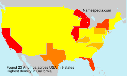 Surname Anumba in USA Surname Anumba in USA