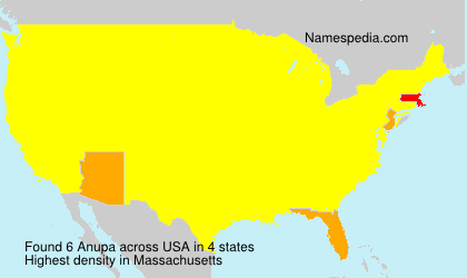 Surname Anupa in USA Surname Anupa in USA