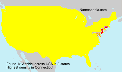 Surname Anzidei in USA Surname Anzidei in USA