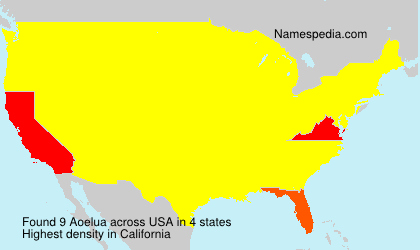 Surname Aoelua in USA Surname Aoelua in USA