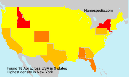 Surname Aoi in USA Surname Aoi in USA