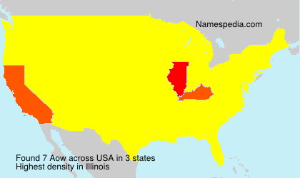 Surname Aow in USA Surname Aow in USA