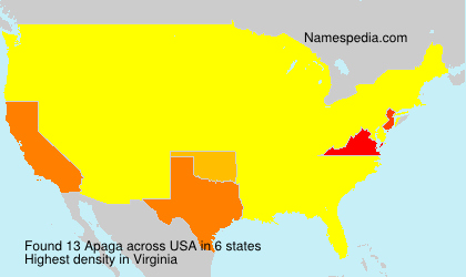 Surname Apaga in USA Surname Apaga in USA