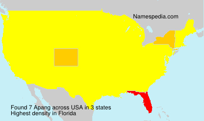 Surname Apang in USA Surname Apang in USA