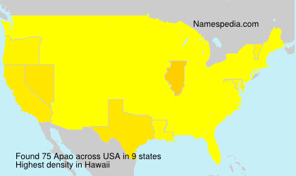 Surname Apao in USA Surname Apao in USA
