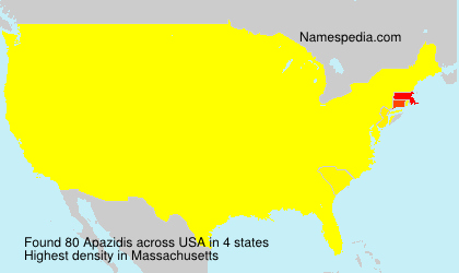 Surname Apazidis in USA Surname Apazidis in USA