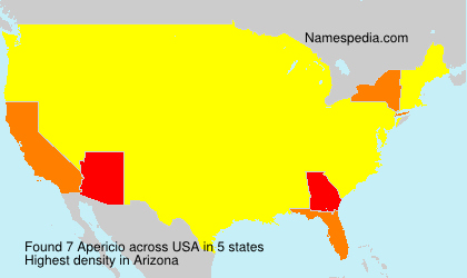 Surname Apericio in USA Surname Apericio in USA
