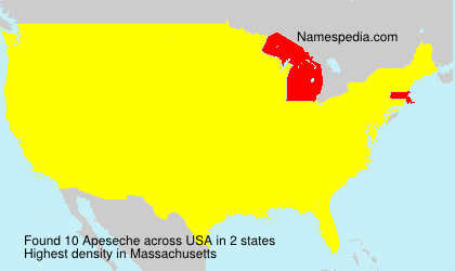 Surname Apeseche in USA Surname Apeseche in USA