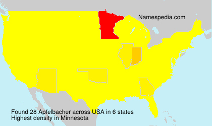Surname Apfelbacher in USA Surname Apfelbacher in USA