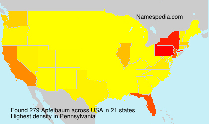 Surname Apfelbaum in USA Surname Apfelbaum in USA