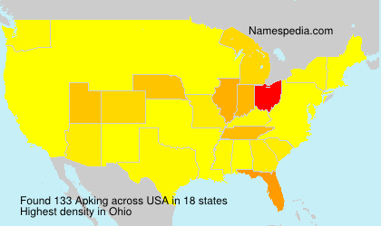 Surname Apking in USA Surname Apking in USA