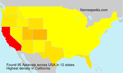 Surname Aplanalp in USA Surname Aplanalp in USA