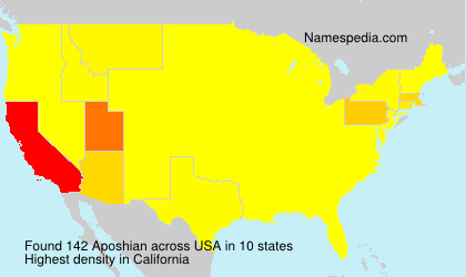 Surname Aposhian in USA Surname Aposhian in USA